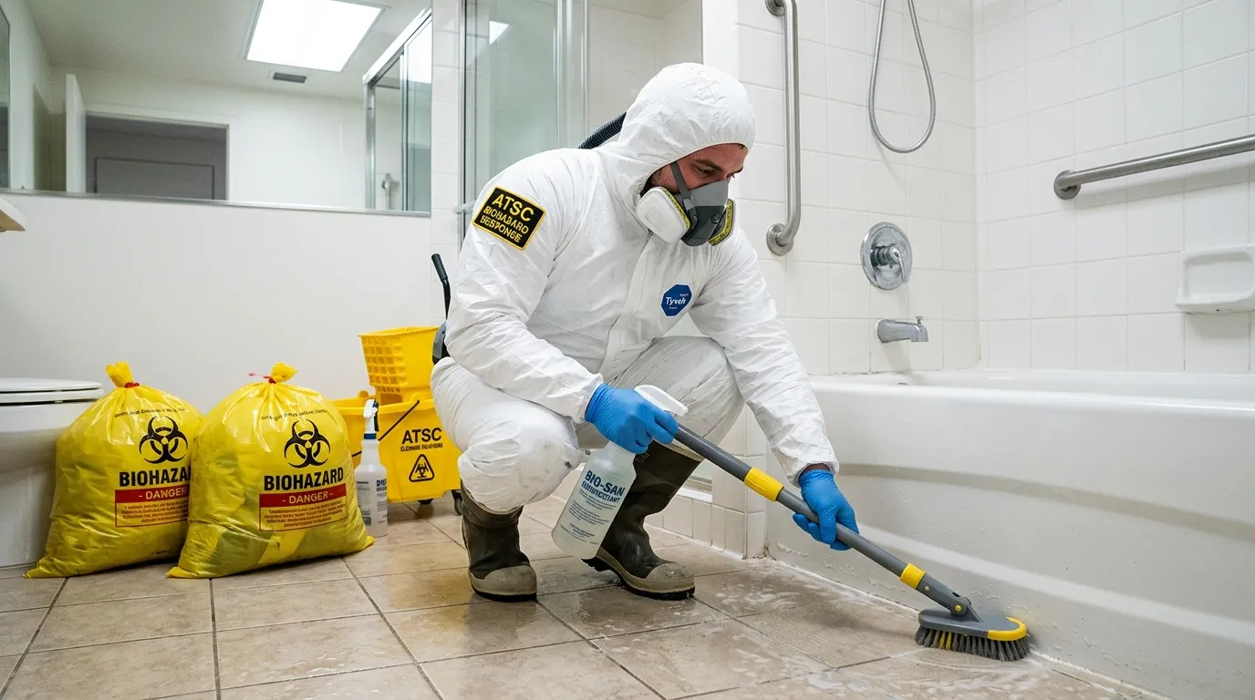 Decontamination equipment deployed for Blood Cleanup in Maryland City